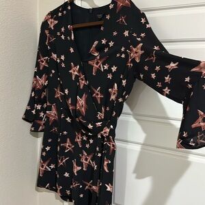 Topshop size 8 star romper